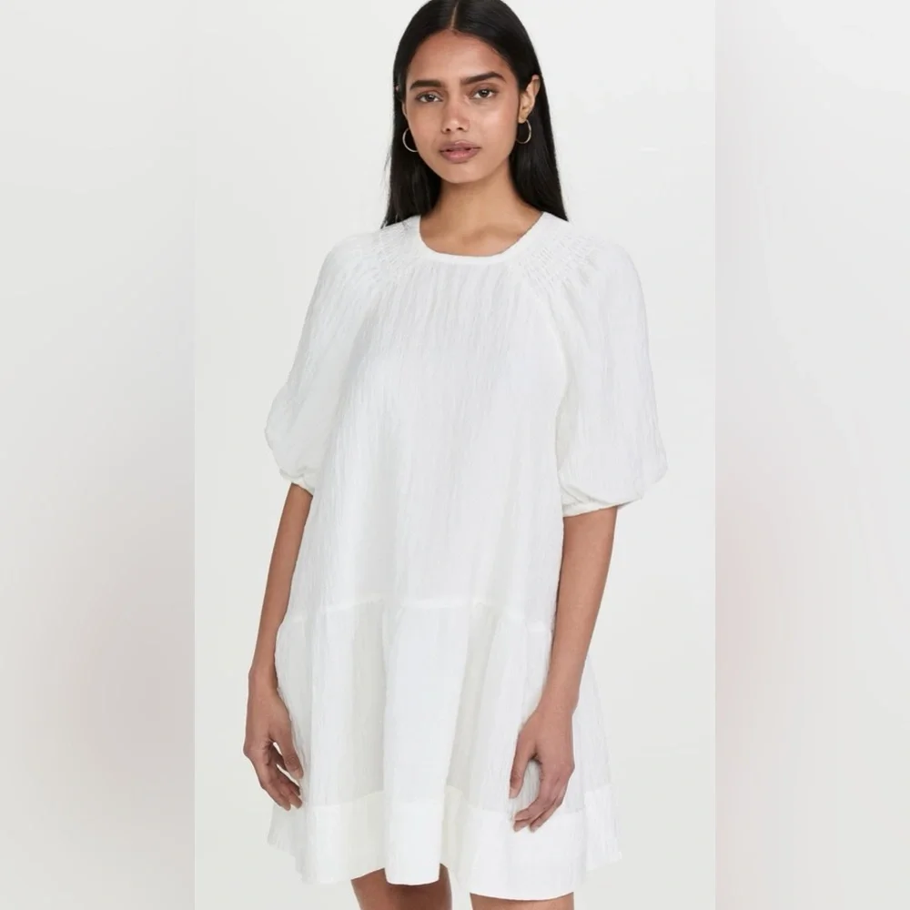 Club Monaco Tiered Cloud Dress / size M - Picture 10 of 11